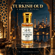 Turkish Oud Luxury Attar - 100% Pure Alcohol-Free Perfume Oil