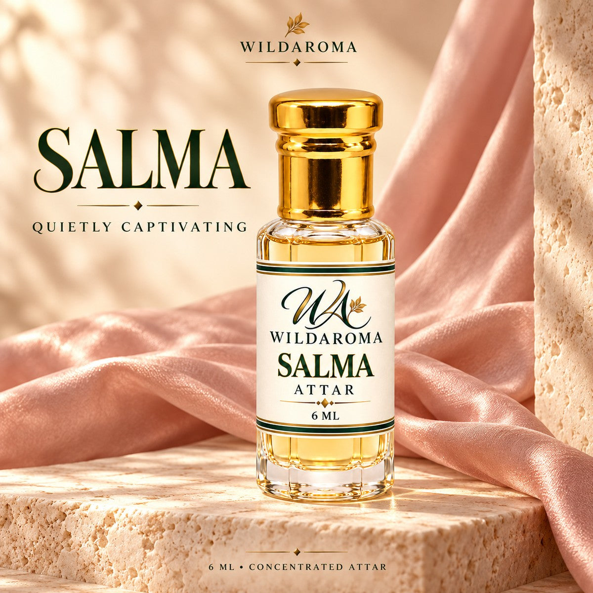 Salma Royal Floral Attar - Quietly Captivating Pure Perfume Oil