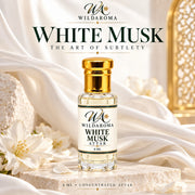 White Musk Luxury Attar - Ivory Light & Sheer Cashmere Purity